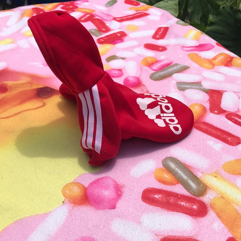 Small Adidog 🐶 Adidas dog hoodie - Picture 2 of 6